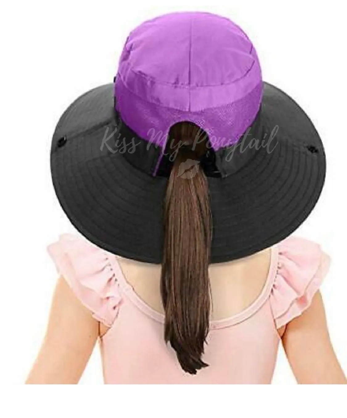 KIDS PURPLE Unisex Wide Brim Hat
