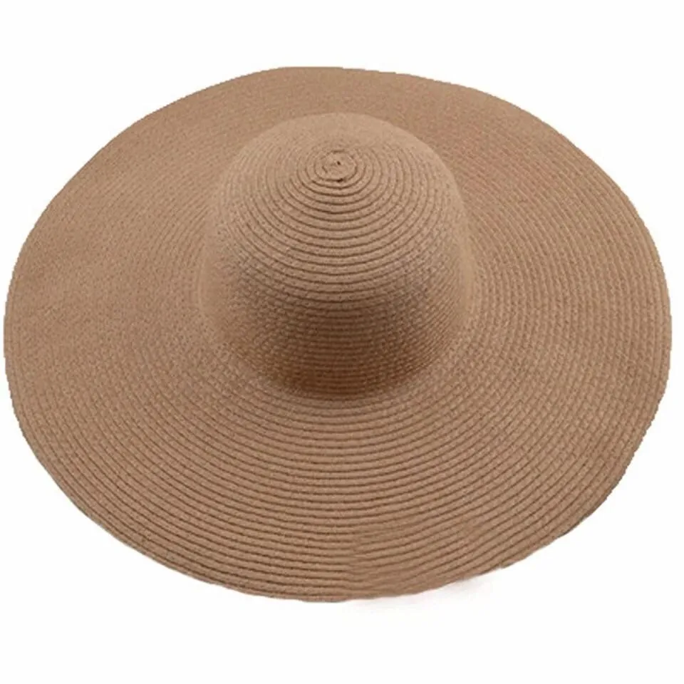 La Capitana khaki Straw Beach Sun Hat