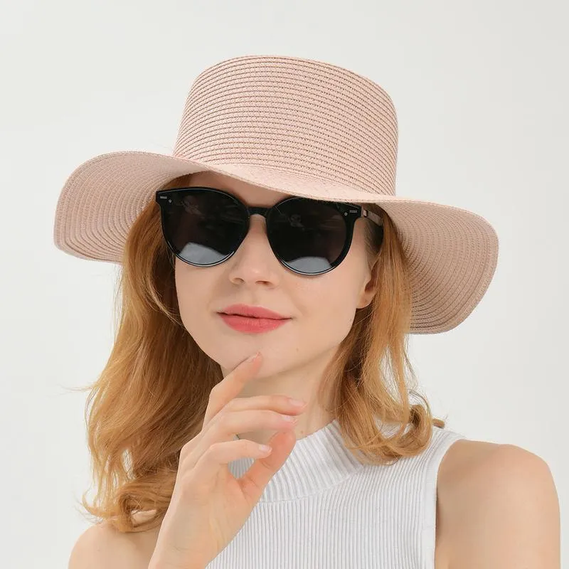 Ladies' Summer Beach Sun Hat with Wide Brim