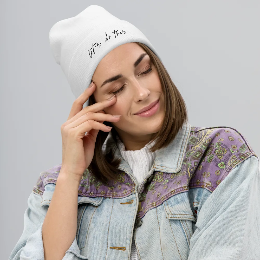 Let's Do This | Embroidered Beanie