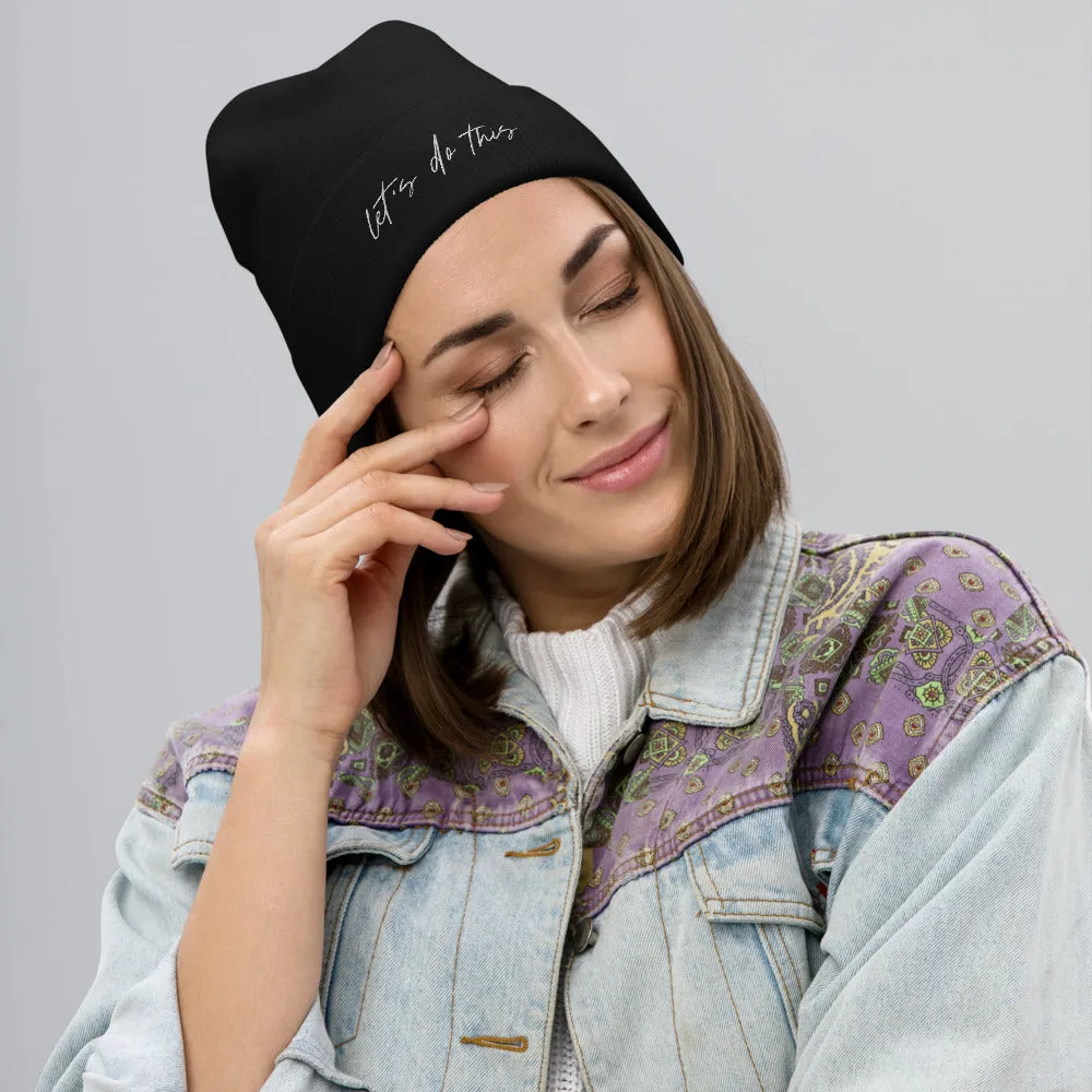 Let's Do This | Embroidered Beanie
