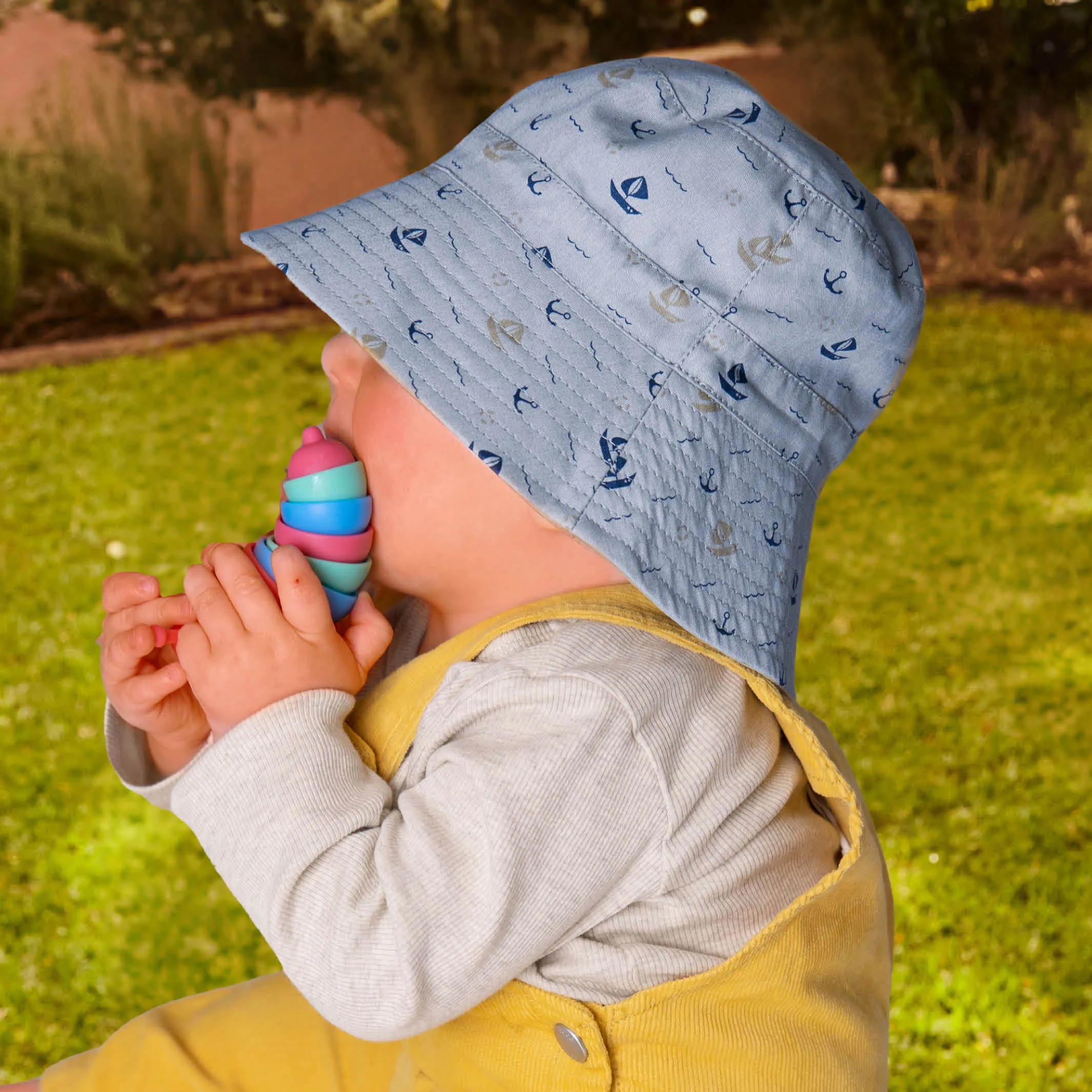 Mario Bucket Hat - Blue Boats