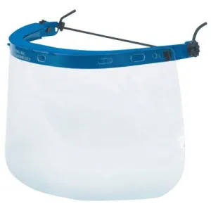 MCR Safety Safety Dielectric Nylon Face Shield Bracket for Hardhats, Blue, 101