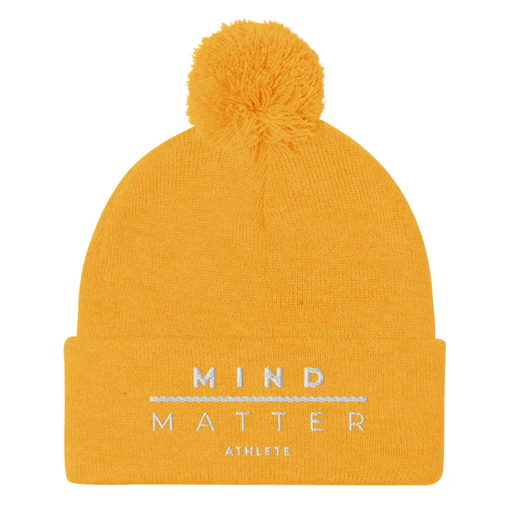 Mind Over Matter Athlete - Pom-Pom Beanie