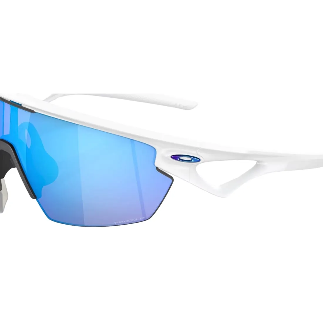 Oakley Sphaera Sunglasses - Matte White/Prizm Sapphire Polarised