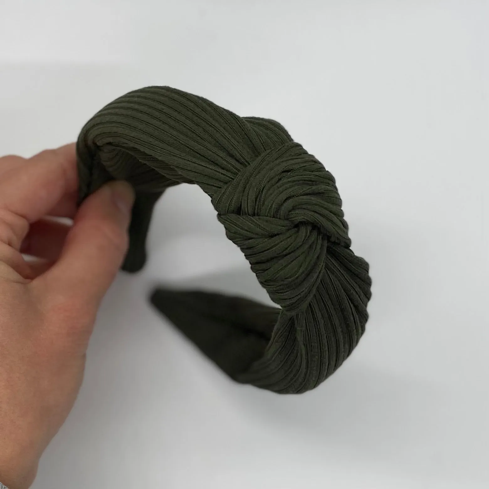 Olive Top Knot Headband