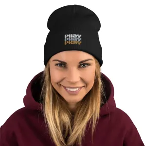 P R A Y - Embroidered Beanie