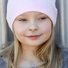 Peggalish Bamboo Cotton Beanie in Blush : Sizes NB to Adult