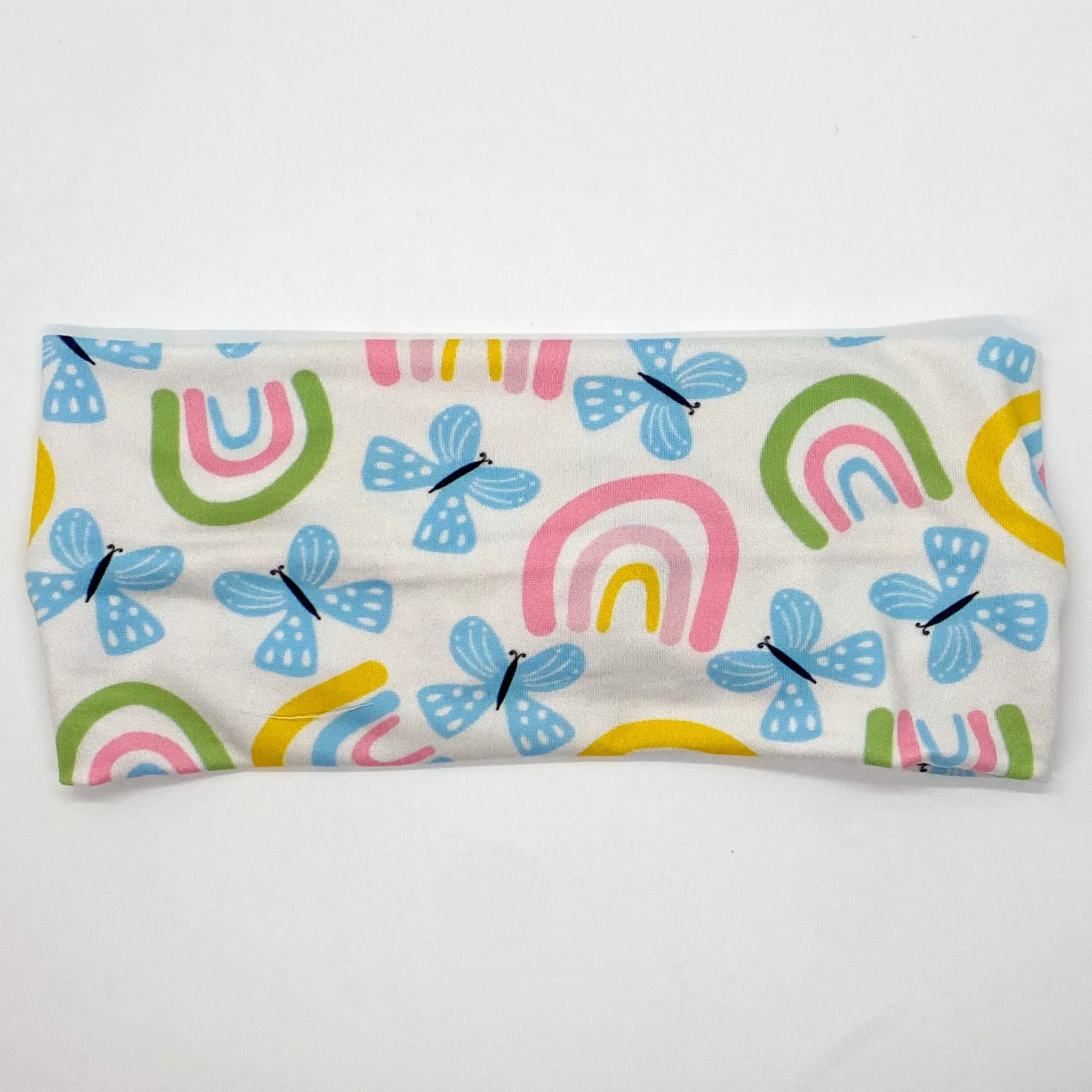Rainbows and Butterflies Twist Headband