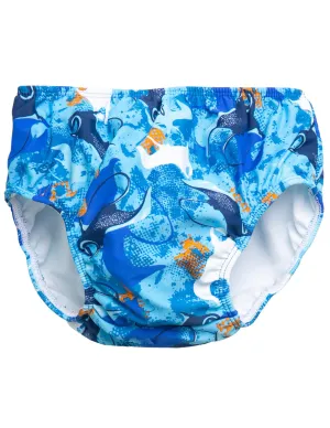 Re-usable Swim Diaper - Ocean Manta