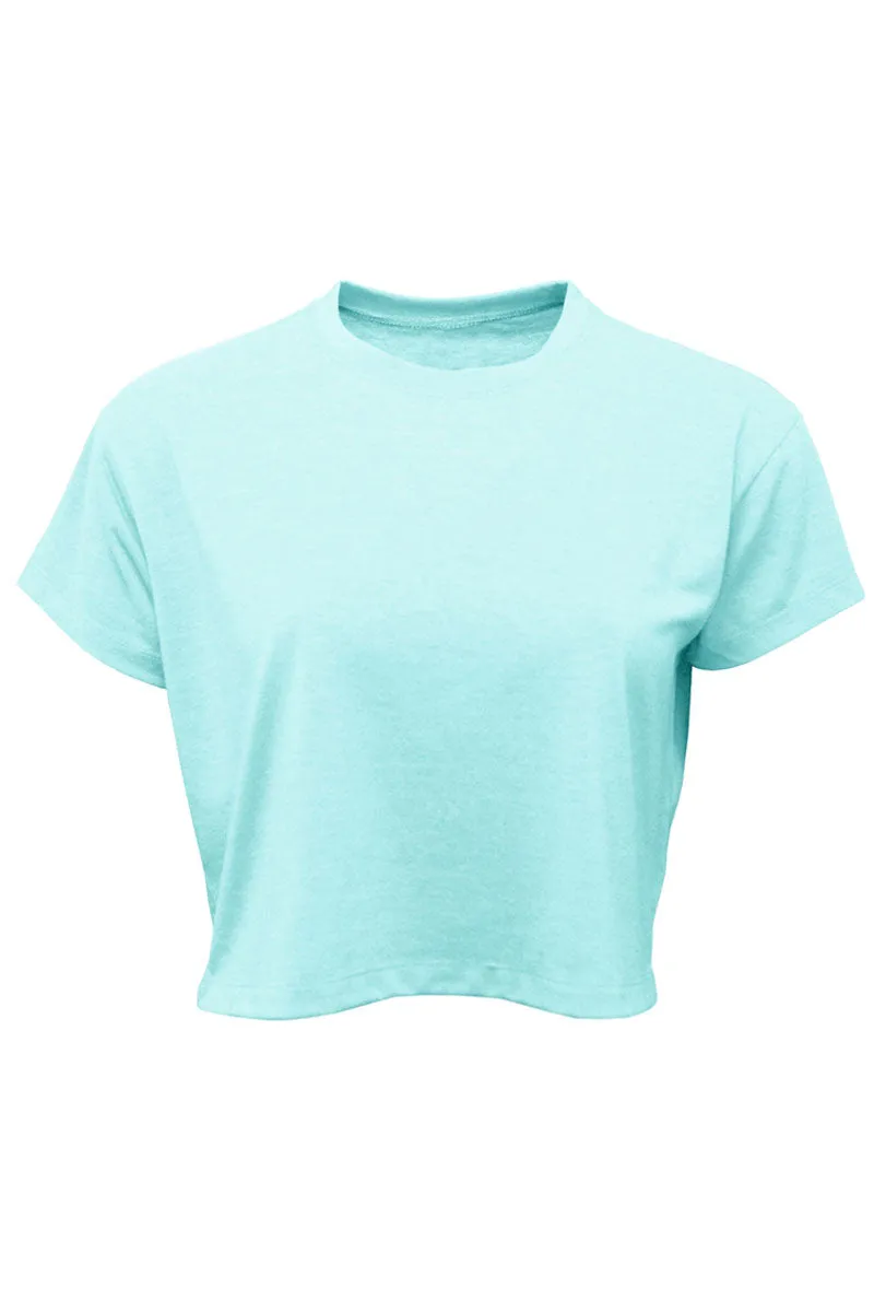 Rebel Soul Steer Women's Soft-Tek Blend Crop T-Shirt