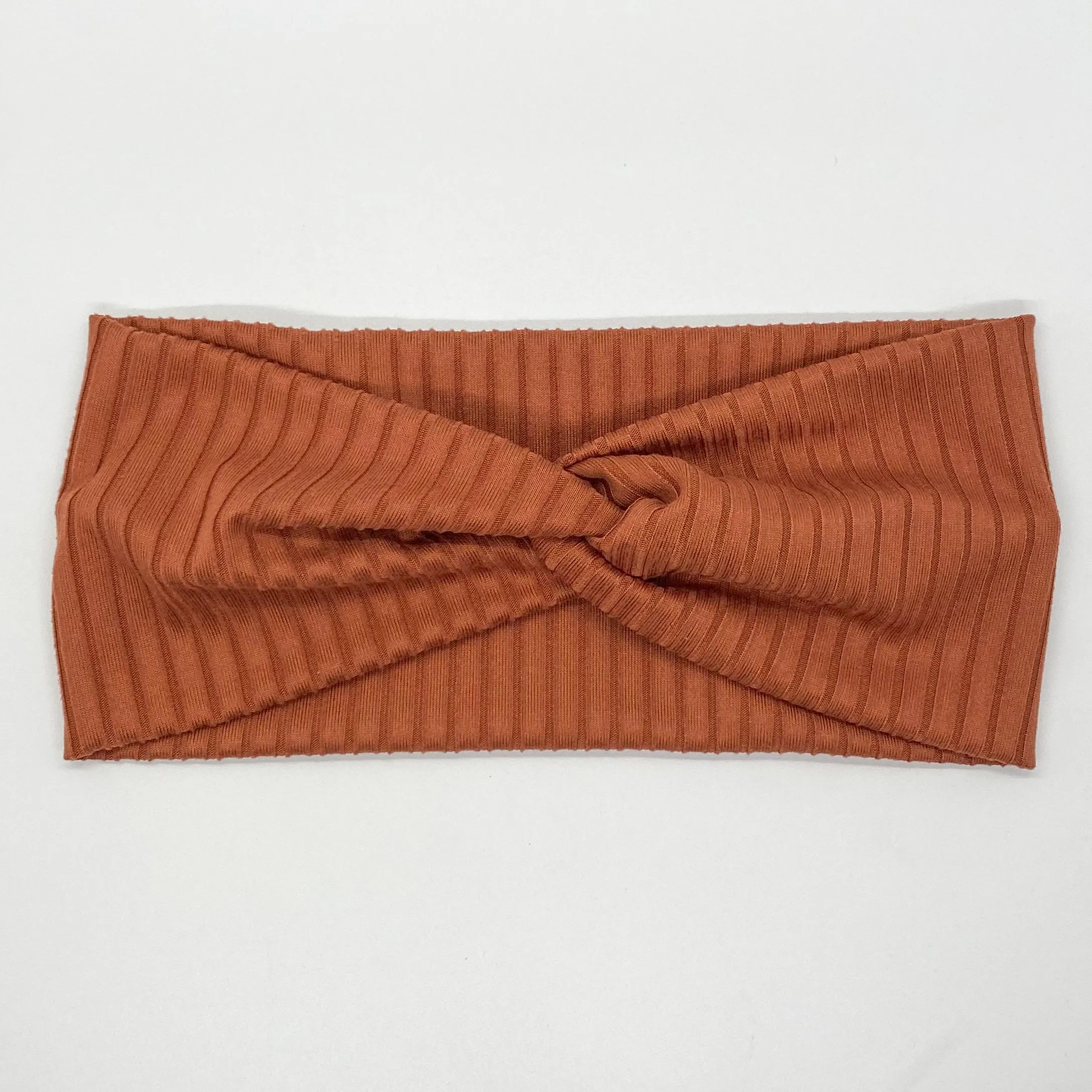 Ribbed Ginger Twist Headband