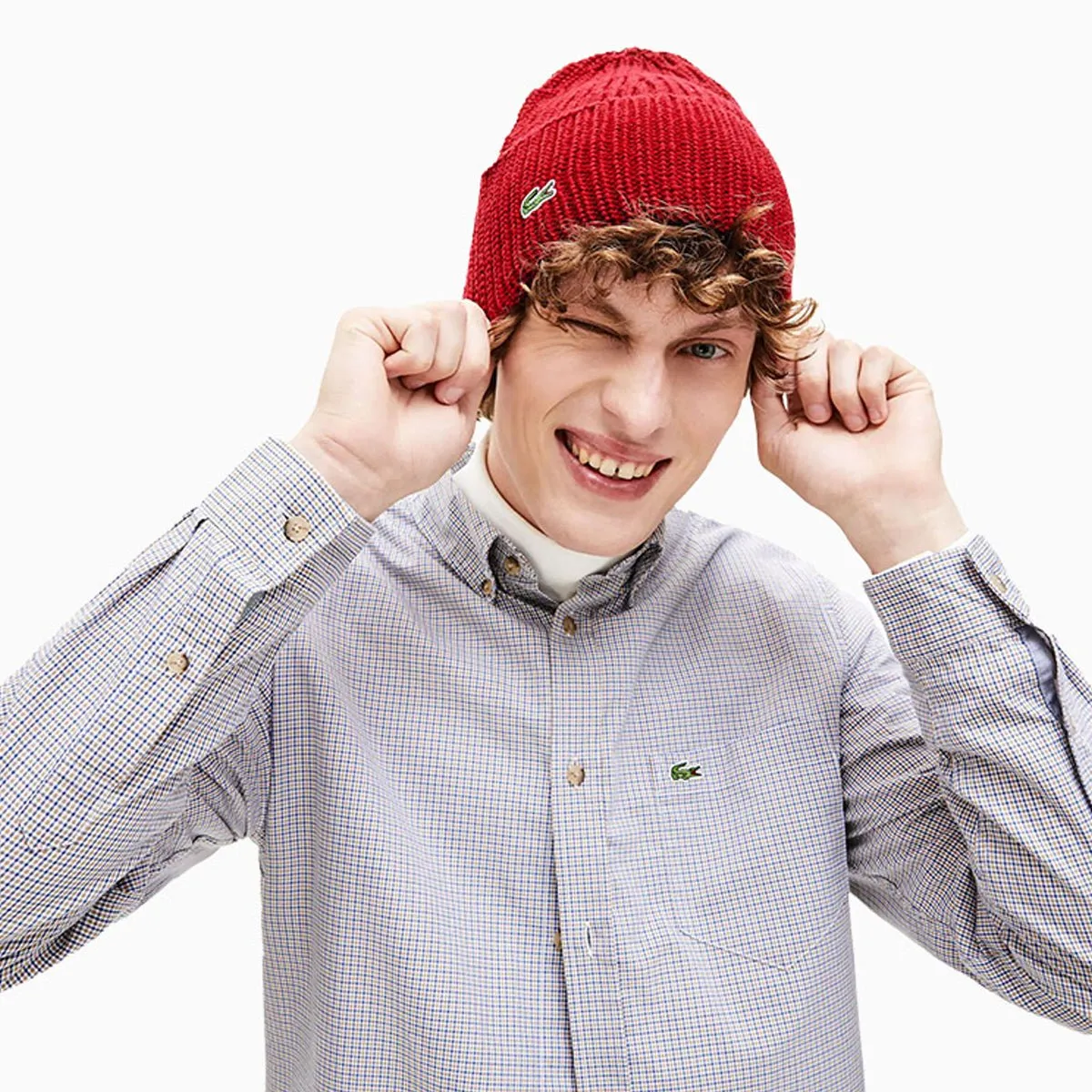 Ribbed Wool Turned Edge Beanie Hat