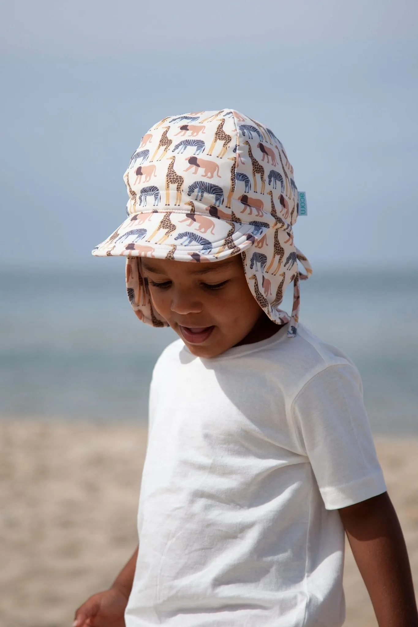 Safari Swim Flap Cap
