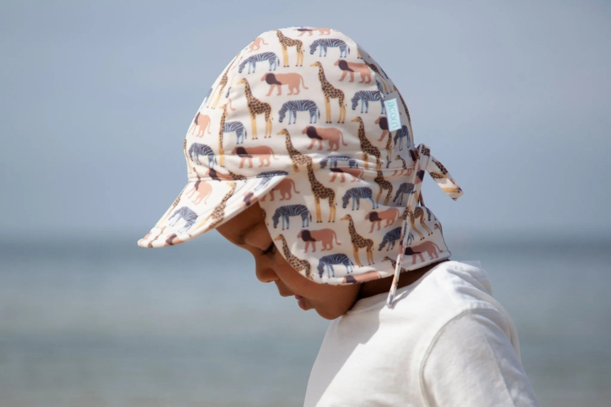 Safari Swim Flap Cap