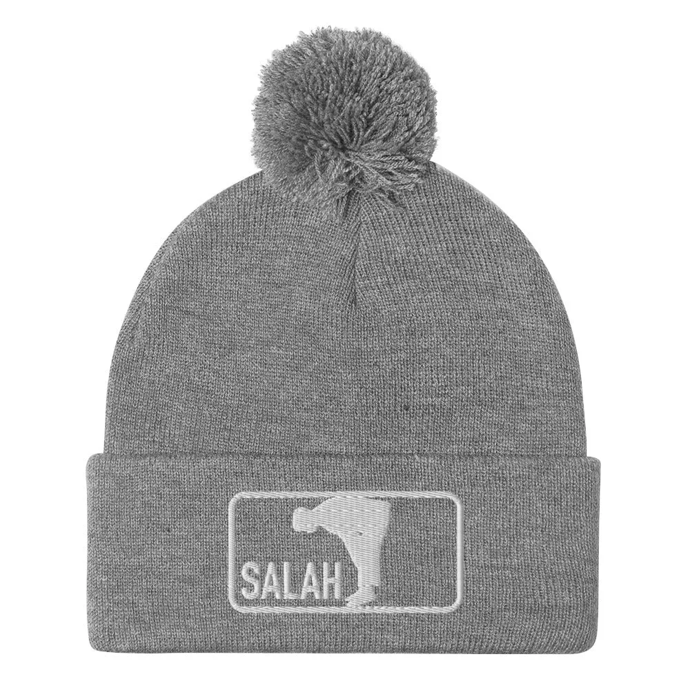 Salah Classic Embroidered Pom-Pom Beanie (Multiple Colors)