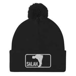 Salah Classic Embroidered Pom-Pom Beanie (Multiple Colors)