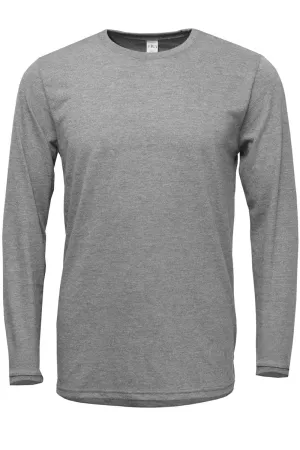 Santa's Favorite Teacher Adult Soft-Tek Blend Long Sleeve Tee