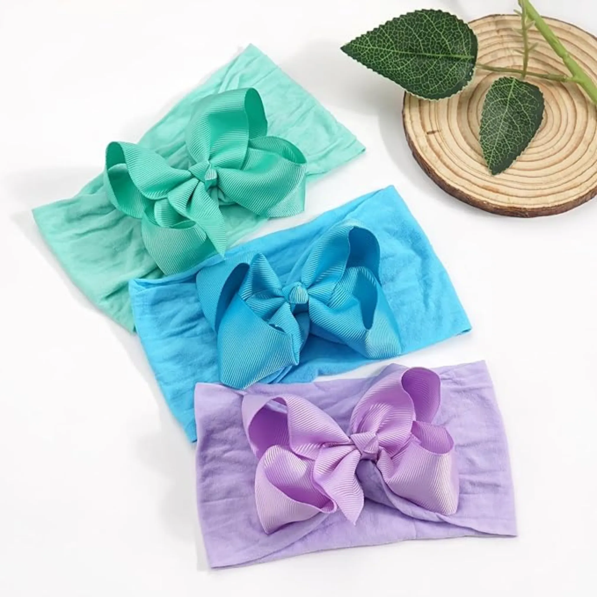 Sea Green Turban Bow Headband