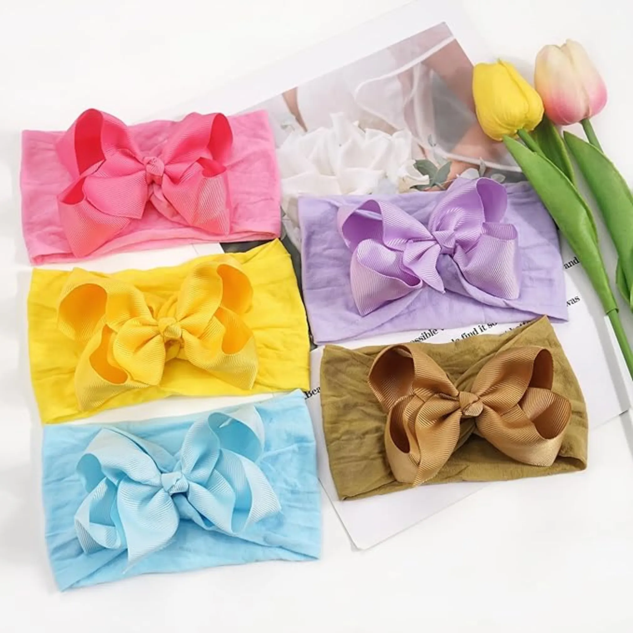 Sea Green Turban Bow Headband