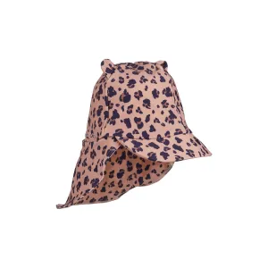 Senia Sun Hat - Mini leo/coral blush