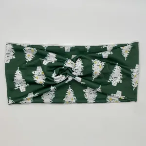 Snowy Pine Twist Headband (SKINNY only)