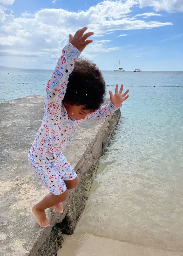 SPLASH - Rainbow Sunnies UV Rash Top