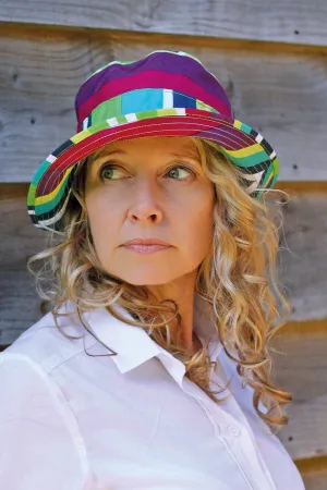 Striped Waterproof Hat Pack