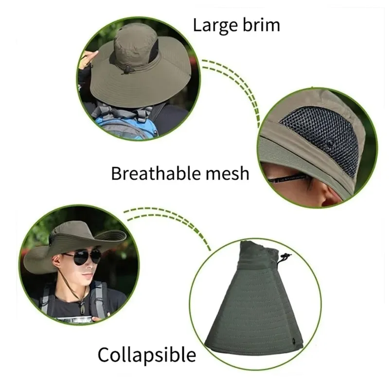 Summer 15CM Large Brim Sun Hat