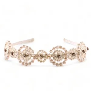The Agatha Designer Pearl & Diamante Headband for Kids