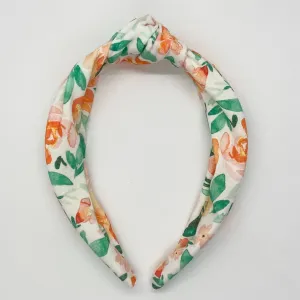 Vintage Florals Top Knot Headband