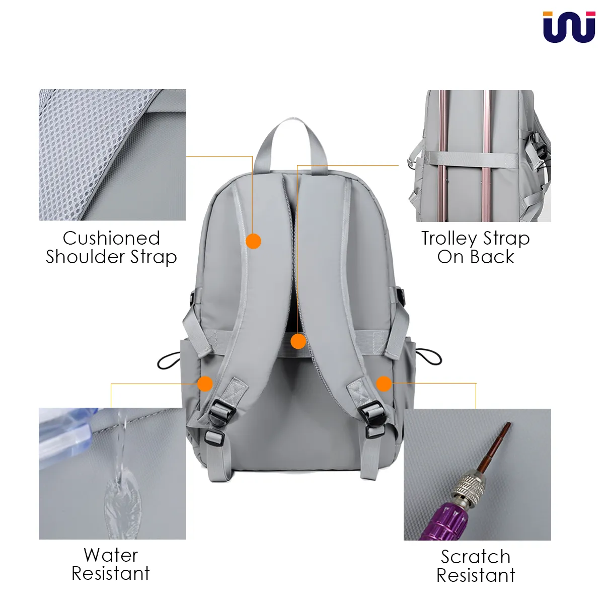 WALKENT Stylish 15.6" Laptop Bag - Model Givo