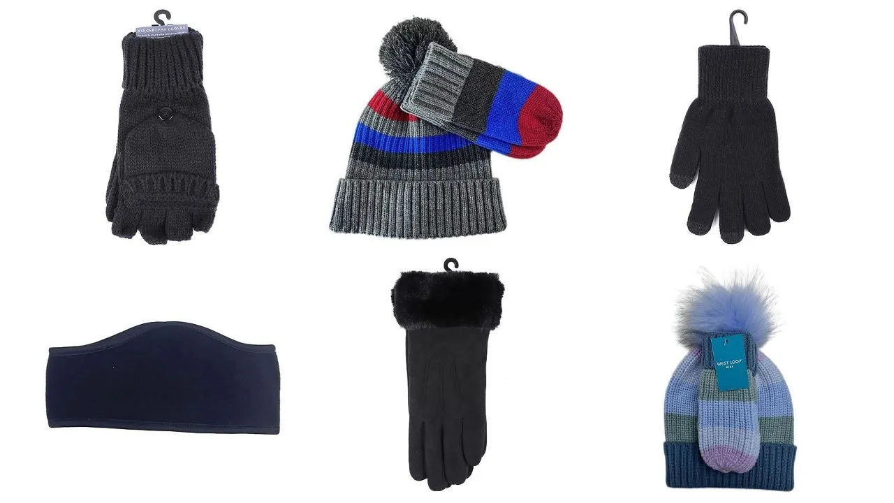 🧣Warmth & Style: West Loop Winter Accessories Manifested Lot #4889 - (200 units)