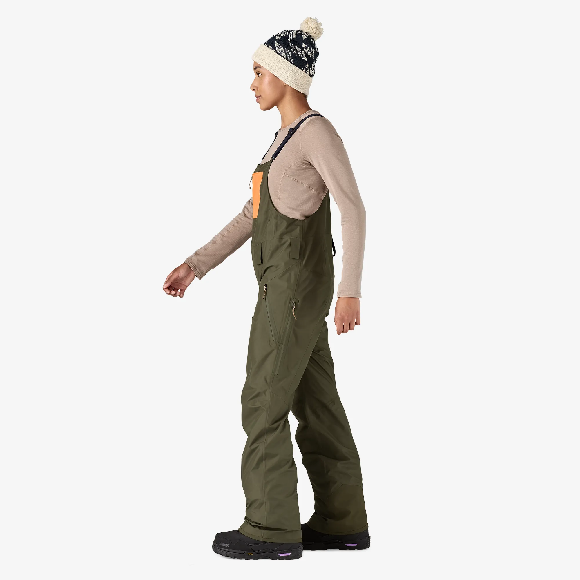 Women's Powder Town Bibs- Regular