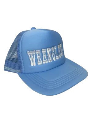 Wrangler Lt Blue in White Foam Trucker Hat