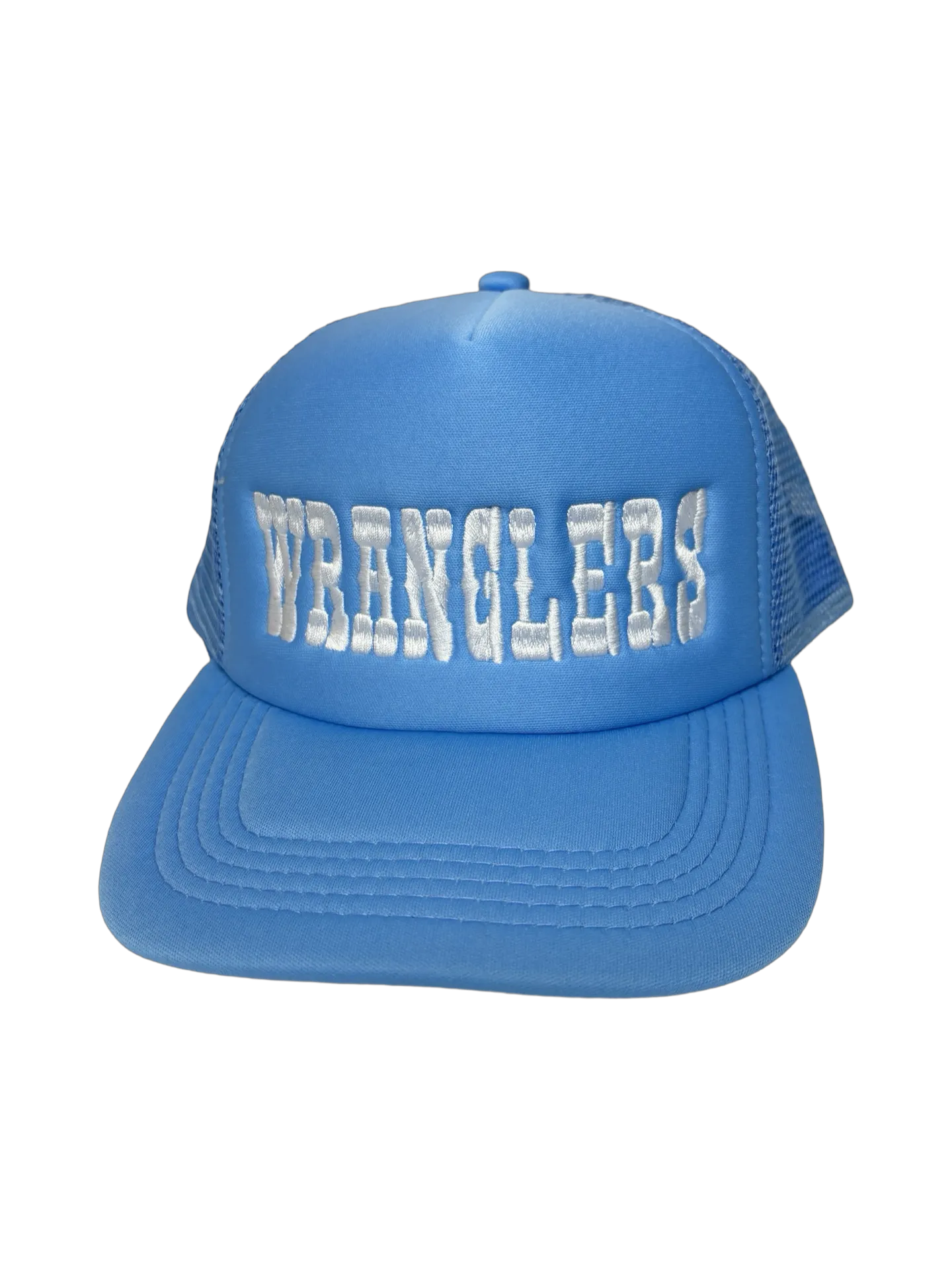 Wrangler Lt Blue in White Foam Trucker Hat