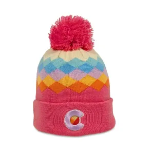 YoColorado - Kids Original Beanie - Berry Argyle